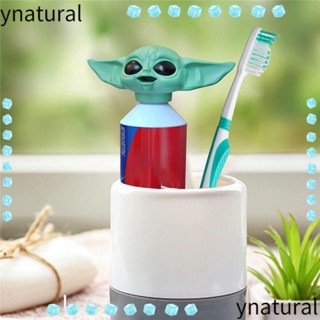 Ynatural หัวบีบยาสีฟันซิลิโคน รูปสัตว์น่ารัก แบบพกพา สําหรับเด็ก และผู้ใหญ่ 2 ชิ้น