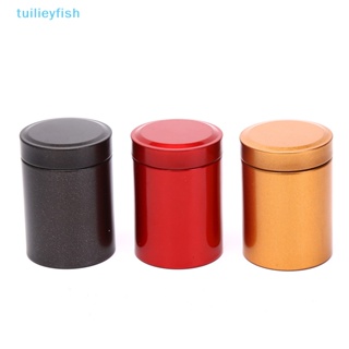 【tuilieyfish】กระปุกอลูมิเนียม แบบพกพา ขนาดเล็ก สําหรับใส่ชา