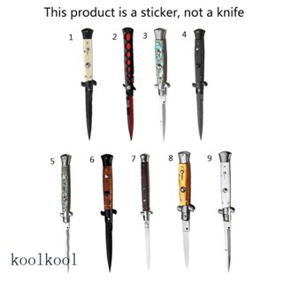 สติกเกอร์ตกแต่ง ลาย Kool Switchblade สําหรับกันชนประตู หน้าต่างรถยนต์