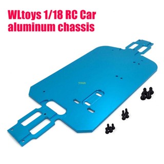 Youn อะไหล่โครงรถบังคับ อะลูมิเนียม 1 18 4WD สําหรับ WLtoys A949 A959-B A969 A979 K929