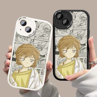 เคสโทรศัพท์มือถือหนังแกะ ซิลิโคนนิ่ม กันกระแทก ลายการ์ตูนยอดนักสืบโคนัน สําหรับ vivo Y53 52 47 33 32 31 30 20 Y10 7 5S 19 3 U3 S15 12 10 9E 7T 6 เคสป้องกัน 1 pro