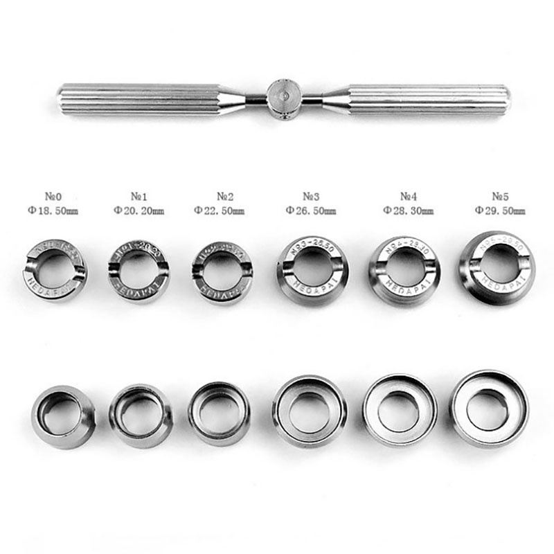 อุปกรณ ์ เสริมนาฬิกาสแตนเลสนาฬิกากลับกรณี 5537 กรณีเปิด Remover สําหรับ Rolex สําหรับ Tudor ประแจโลหะ Dies Repairer ชุดเครื ่ องมือ