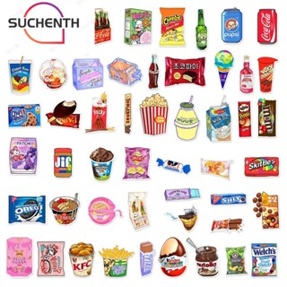 Suchenth สติกเกอร์ PVC ลายกราฟฟิตี้ กันน้ํา ลอกออกได้ สําหรับติดตกแต่งกระเป๋าเดินทาง DIY