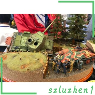 [Szluzhen1] โมเดลทหาร หญ้าเทียม ขนาดเล็ก สําหรับตกแต่งทางรถไฟ