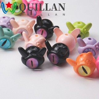 Quillan ลูกปัด ลายการ์ตูนตาชั่วร้าย 16*16 มม. 10 ชิ้น