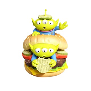 ของเล่นโมเดลตุ๊กตา Chiu Chow Burger Three Eyes แบบตั้งโต๊ะ สําหรับตกแต่ง