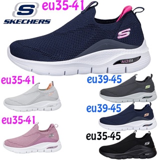 Skechers_ GOWALK ArchFit รองเท้ากีฬา รองเท้าวิ่งลําลอง แบบสวม แฟชั่นฤดูร้อน สําหรับผู้ชาย และผู้หญิง