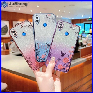 Jusheng เคสโทรศัพท์มือถือ ลายผีเสื้อกระพริบ สําหรับ Huawei Nova 3i MMHY