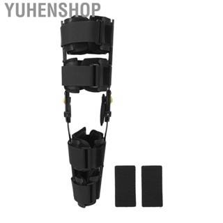 Yuhenshop Hinged Knee Brace Angle Adjustable with Side Leg  Post Op Support for ACL MCL PCL Injury