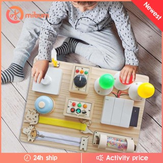 [Mibum] Montessori Busy Board DIY ของเล่นเสริมประสาทสัมผัส สําหรับเด็ก