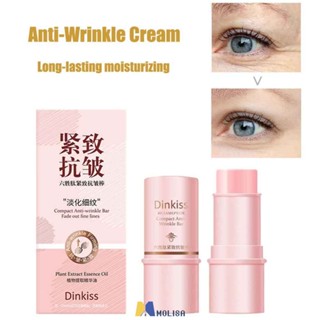 Dinkiss ทันทีกำจัดริ้วรอย Multi BOUNCE Balm กระชับผิวหน้า Moisturizing เกาหลี Anti-Wrinkle Balm Stick ครีม Skin Care MOLISA