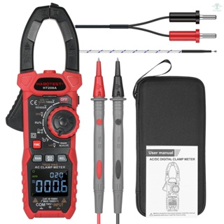 HABOTEST AC Digital Clamp Meter True-RMS Multimeter Anto-Ranging Multi Tester Current Clamp with Amp Volt Ohm Diode Capacitance Resistance Continuity NCV Temperature Duty Ratio VFD Tests