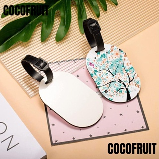 Cocofruit ป้ายแท็กกระเป๋าเดินทางเปล่า DIY พร้อมสายคล้อง