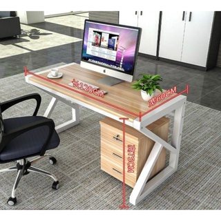 Desk office โต๊ะคอมพิวเตอร์ ราคาถูก  พร้อมส่ง  โต๊ะคอมขนาดใหญ่ โต๊ะทำงาน โต๊ะออฟฟิต วัสดุเกรดA+ ขนาดใหญ่ แข็งแรงนทาน