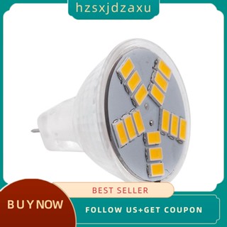 【hzsxjdzaxu】หลอดไฟ Led 7W MR11 GU4 600LM 15 5630SMD สีขาวอบอุ่น