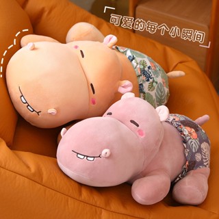 หมอนตุ๊กตานุ่ม รูปการ์ตูน Snooze Hippo น่ารัก