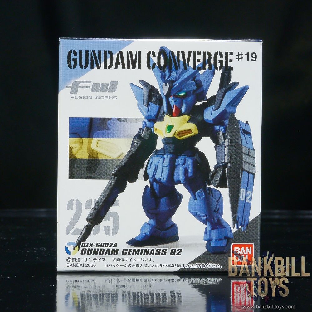 กันดั้ม Bandai Candy Toy FW Gundam Converge #19 No.235 OZX-GU02A Gundam Geminass 02