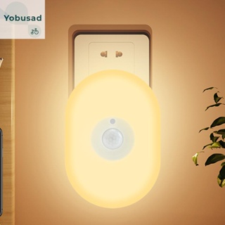 [Yobusad.th] โคมไฟ LED อัจฉริยะ มีเซ็นเซอร์ตรวจจับการเคลื่อนไหว PIR ควบคุมด้วยเสียง