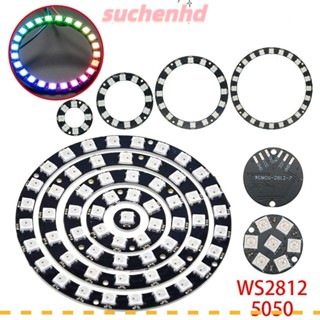 Suchenhd WS2812 5050 แหวนไดรเวอร์ LED ทรงกลม