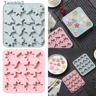 Twinkle แม่พิมพ์ซิลิโคน รูปเกล็ดหิมะ สําหรับทําสบู่ ช็อคโกแลต เค้ก เบเกอรี่