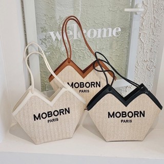 กระเป๋าสาน MOBORN PARIS ดีไซน์รูปทรงหัวใจ ❤︎︎ BB00388