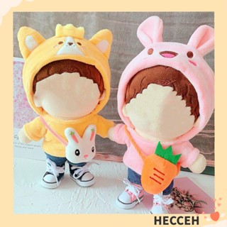 Hecceh 20 ซม. ตุ๊กตาเด็ก เสื้อผ้า น่ารัก ตุ๊กตานุ่ม เกาหลี ไอดอล เสื้อผ้าของเล่น