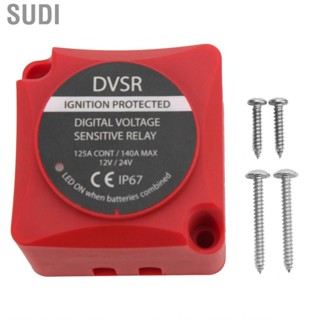 Sudi VSR Relay Isolator DC 12V/24V 140A with  Indicator Port for ATV UTV RVs Cars