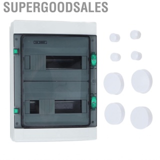 Supergoodsales 24 Way Distribution Protection Box  DIN Rail Junction