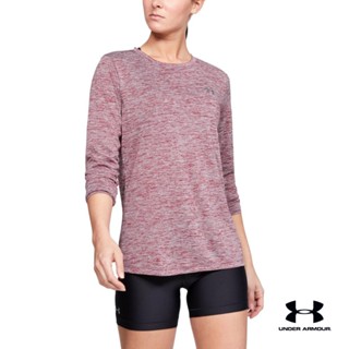 Under Armour UA Womens Tech™ Twist Crew Long Sleeve อันเดอร์ อาเมอร์ เสื้อแขนยาว สำหรับผู้หญิง