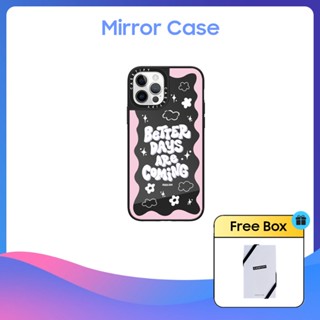 Casetify เคสโทรศัพท์มือถือแบบแข็ง พร้อมกระจก สําหรับ iPhone 11 12 13 14 15 Plus Pro Max