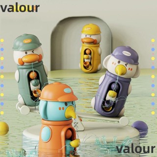 Valour ของเล่นเป็ดอาบน้ํา หมุนได้ สร้างสรรค์ สําหรับเด็ก