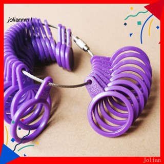 [JM] อุปกรณ์วัดขนาดแหวนนิ้วมือ ถอดได้ แม่นยํา สําหรับร้านเครื่องประดับ DIY