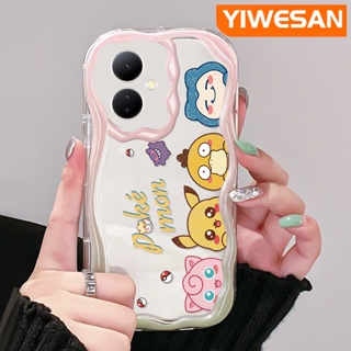 เคสโทรศัพท์มือถือแบบนิ่ม ใส กันกระแทก ลายการ์ตูนโปเกม่อน สําหรับ VIVO Y76 Y76s Y74s 5G Y36 Y77 Y77E 5G Y78 Y78+ 5G IQOO Z6 Lite 5G