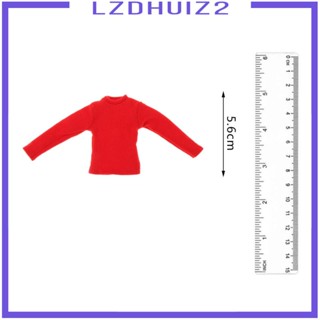 [Lzdhuiz2] เสื้อยืดแขนยาว สเกล 1/12 สําหรับตุ๊กตา ฟิกเกอร์ 6 นิ้ว