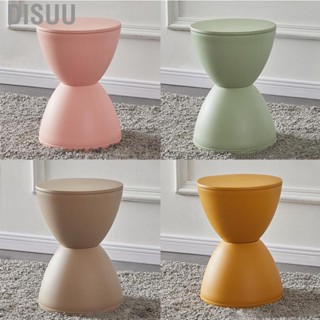 Disuu Plastic Round Stool Thicken Corner Strong Bearing Modern Small for Home