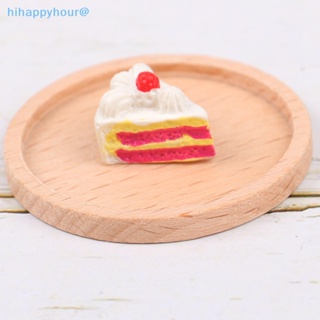 Hihappyhour โมเดลถาดเฟอร์นิเจอร์ ทรงกลม ขนาดเล็ก 1:12 สําหรับตกแต่งบ้านตุ๊กตา DIY 1 ชิ้น