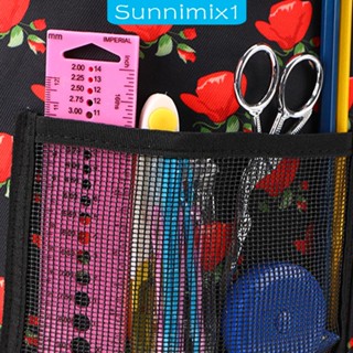 [Sunnimix1] กระเป๋าถักโครเชต์ ทรงกลม ขนาดใหญ่ จุของได้เยอะ สําหรับตะขอถักนิตติ้ง