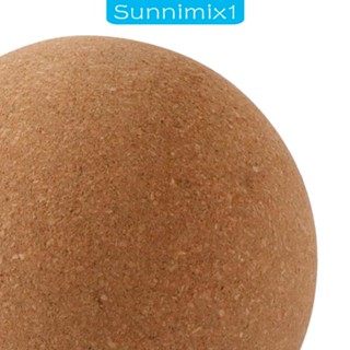 [Sunnimix1] ลูกบอลไม้คอร์ก ไม้ก๊อก สําหรับนวดเท้า หลัง เล่นโยคะ ฟิตเนส เล่นกีฬา เข้ายิม