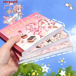 Elegant สติกเกอร์ ลาย Kawaii มีกาวในตัว สําหรับตกแต่งสมุด DIY