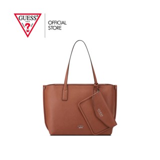 GUESS กระเป๋าถือ รุ่น SF860623 MERRICK CARRYALL สีน้ำตาล