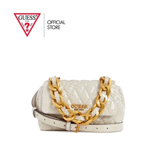 GUESS กระเป๋าสะพาย รุ่น QK877678 DEMA MINI CROSSBODY FLAP สีเบจ