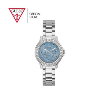 GUESS นาฬิกาข้อมือรุ่น CROWN JEWEL GW0410L1 สีเงิน