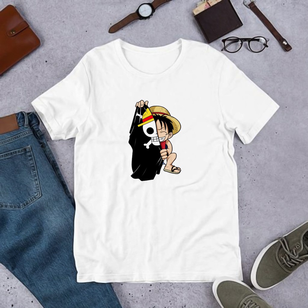 LUFFY เสื้อยืด/LUFFY พิมพ์ผู้ชายและผู้หญิงเสื้อยืด/ผู้หญิง TOP เสื้อยืด