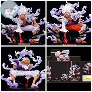 Xo94ol โมเดลฟิกเกอร์ PVC อนิเมะ One Piece Luffy GEAR 5 Nika Sun God