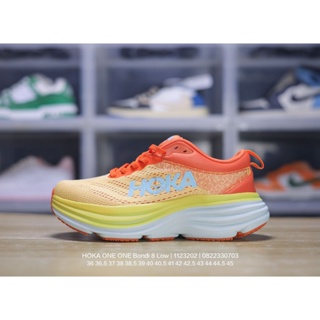 Hoka ONE Bondi 8 Low Cut รองเท้าผ้าใบลําลอง น้ําหนักเบา เหมาะกับการวิ่ง เล่นกีฬา สําหรับผู้ชาย ผู้หญิง