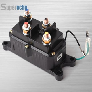 [superecho.th] รีเลย์ควบคุมเครื่องกว้านโซลินอยด์ 12V 250A 2000-3000LB พร้อมขั้วต่อเทอร์มินัล 63070 62135