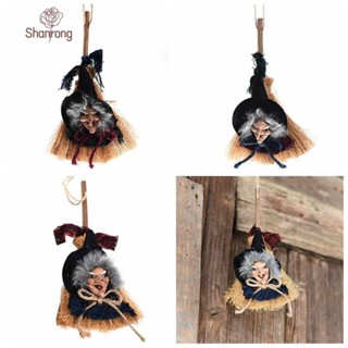 Shanrong halloween จี้ตุ๊กตาแม่มด แฮนด์เมด DIY สําหรับแขวนตกแต่งบ้าน