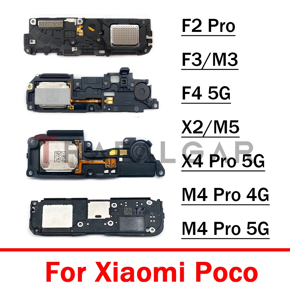 อะไหล่โมดูลลําโพงบัซเซอร์ สําหรับ Xiaomi Poco M3 F3 F2 X3 NFC Pro F4 5G M4 Pro 5G X4 Pro 5G C55