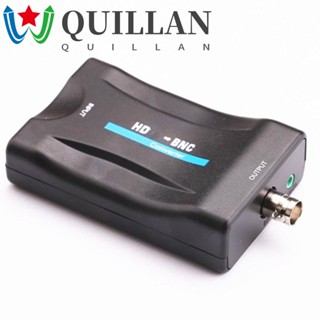 Quillan BNC เป็น HDMI-compatible Converter, BNC อะแดปเตอร์เข้ากันได้กับ HDMI, การแปลงสัญญาณ BNC เป็น HDMI กล่องเชื่อมต่อ สําหรับ DVD / Set-top Box / HD Player / Game Console / กล้อง / TV