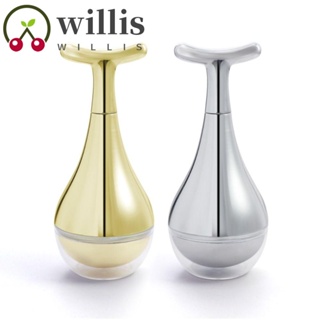 Willis 2 in1 ลูกกลิ้งทําความเย็น นวดใบหน้า และลําคอ ต่อต้านริ้วรอย สําหรับผู้หญิง